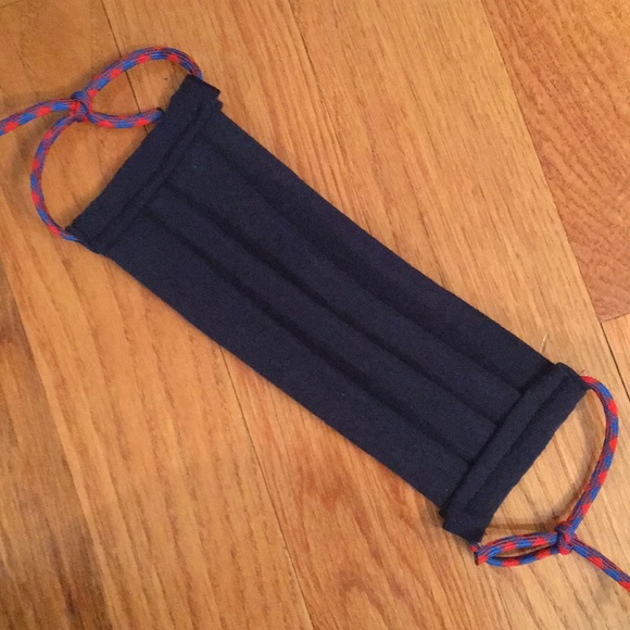 Accessories | Face Mask Reusable Navy From Recycled Fabric | Poshmark